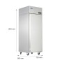 Armario Frigorífico Refrigerado De Acero GN2/1 Inox Capacidad 670L Armario Frigorífico Refrigerado De Acero GN2/1 Inox Capacidad 670L