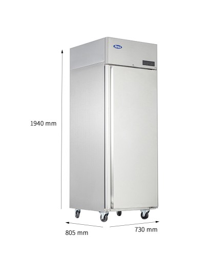 Armario Frigorífico Congelado De Acero GN 2/1 Inox Capacidad 670L