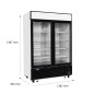 Congelador Mural Ventilado Capacidad 1300L con 2 Puertas De Cristal -20°/ -18°C Congelador Mural Ventilado Capacidad 1300L con 2 Puertas De Cristal -20°/ -18°C