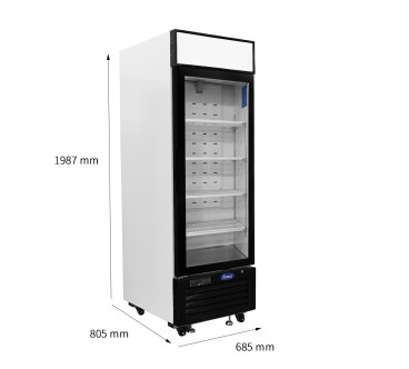 Congelador Mural 610L 1 Puerta Cristal