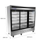 Armario Frigorífico Ventilado Capacidad 2050L Con 3 Puertas De Cristal 0°/ +8°C Armario Frigorífico Ventilado Capacidad 2050L Con 3 Puertas De Cristal 0°/ +8°C