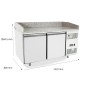Mesa Refrigerada de Pizza 151cm 2 Puertas Mesa Refrigerada de Pizza 151cm 2 Puertas