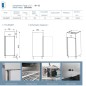 Congelador Vertical Inox Ventilado De 1 Puerta 610L , -18 ℃ ~ 25 ℃, 590W, 740*830*2010MM Congelador Vertical Inox Ventilado De 1 Puerta 610L , -18 ℃ ~ 25 ℃, 590W, 740*830*2010MM
