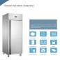 Congelador Vertical Inox Ventilado De 1 Puerta 610L , -18 ℃ ~ 25 ℃, 590W, 740*830*2010MM Congelador Vertical Inox Ventilado De 1 Puerta 610L , -18 ℃ ~ 25 ℃, 590W, 740*830*2010MM