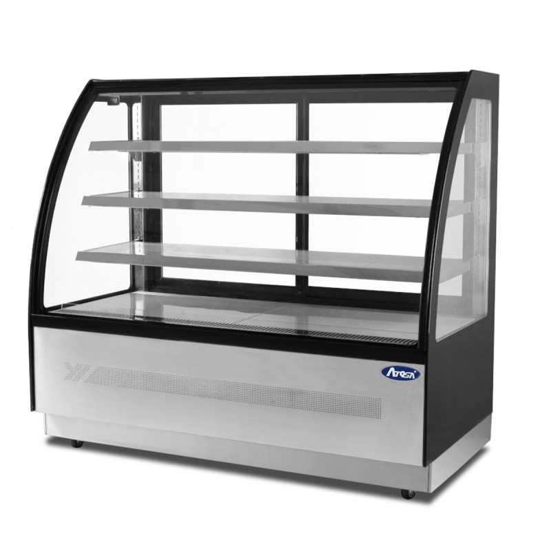 Vitrina Pasteles Refrigerada Cristales Curvos 150x75x135CM Vitrina Pasteles Refrigerada Cristales Curvos 150x75x135CM