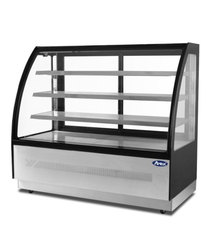Vitrina Pasteles Refrigerada Cristales Curvos 150x75x135CM