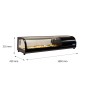 Vitrina Refrigerada Para Sushi 1800X430X310MM 93L 5XGN1/2(20MM) +2°/+8°C