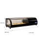 Vitrina Refrigerada Para Sushi 1175X430X310MM 50L 4XGN1/3(20Mm) +2°/+8°C