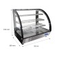 Vitrina Refrigerada De Sobremesa Frontal Cristal Redonda Ventilada 915*560*670MM Vitrina Refrigerada De Sobremesa Frontal Cristal Redonda Ventilada 915*560*670MM