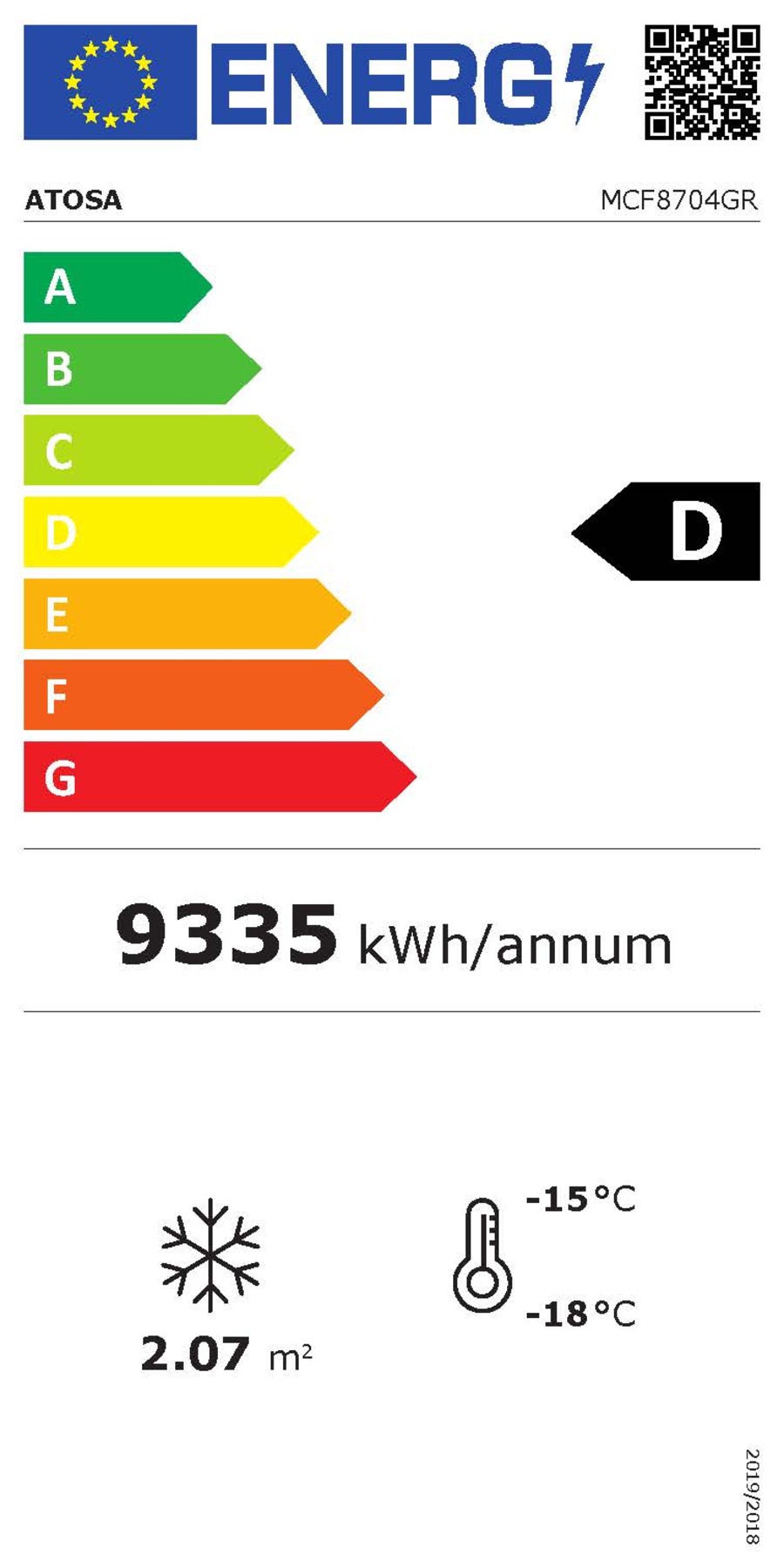 ARMARIO FRIGORÍFICO CONGELADOR CRISTAL- VENTILADO - 220-240V/1560W 22.38kWh/24H Capacidad 2050L - N.3 Puerta de CristaL- TEMP. -18°/-20°C - Dim. L2079xP805xH2112mm  Energy D 大三门冷冻陈列柜 -